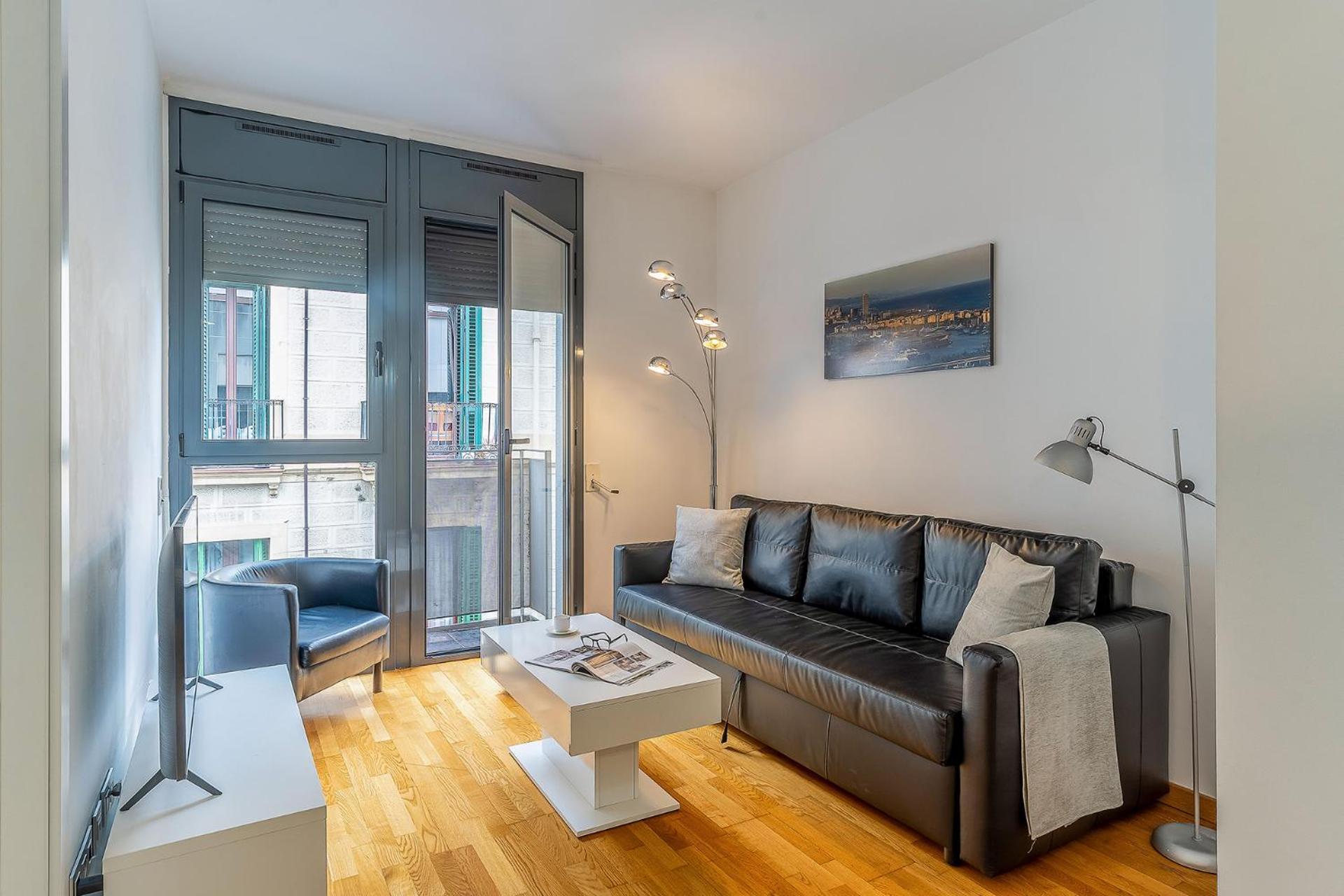 One-Bedroom Apartment Balcony