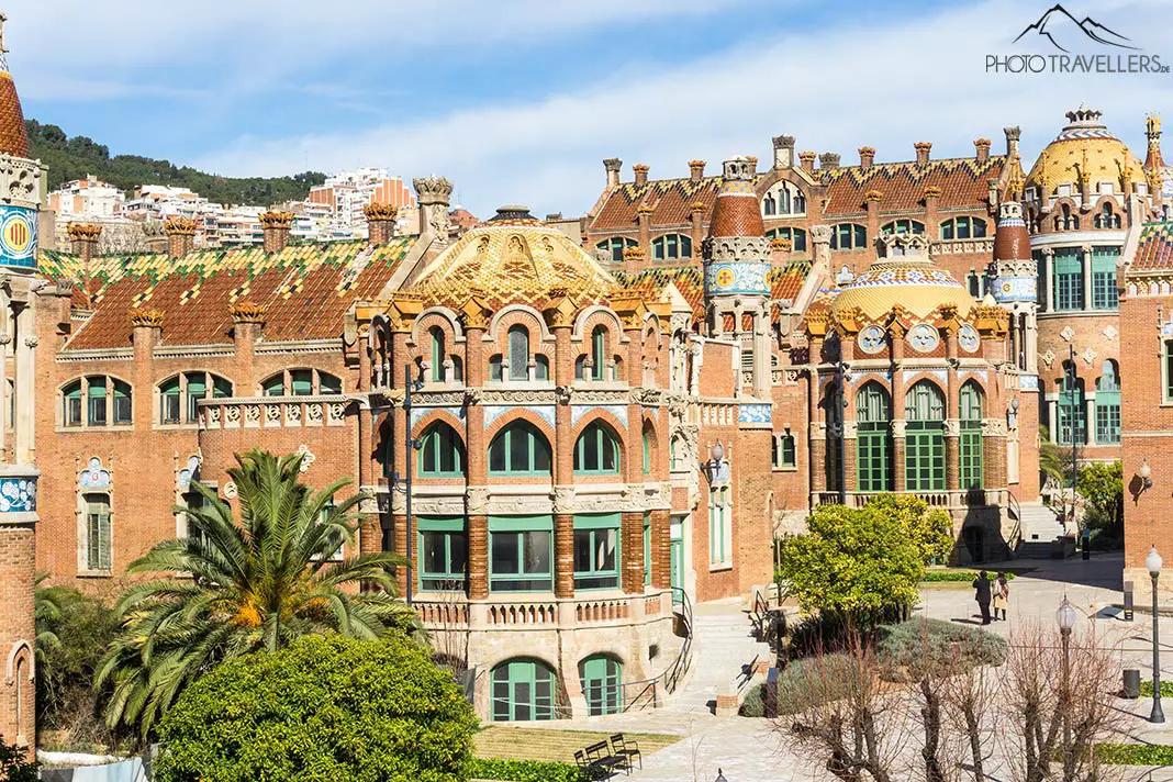 Mehrere Gebäude im Hospital de Sant Pau