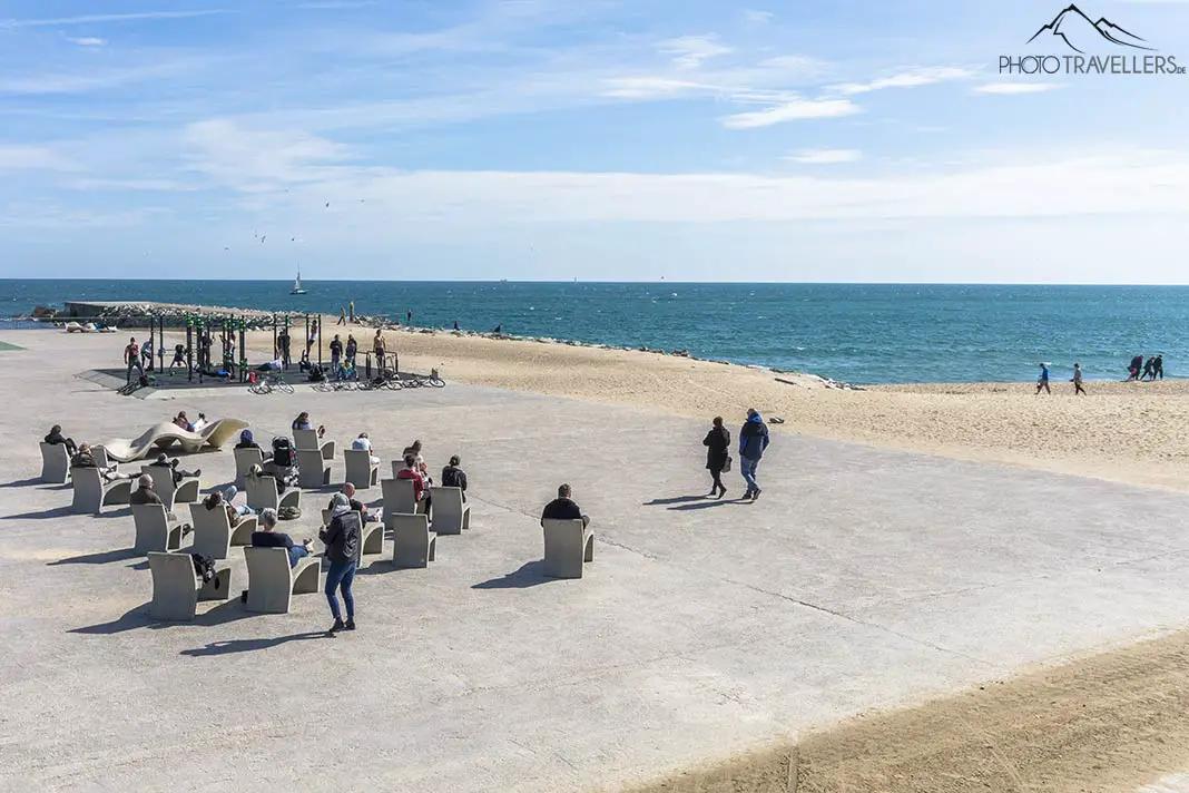 Der Strand von La Barceloneta