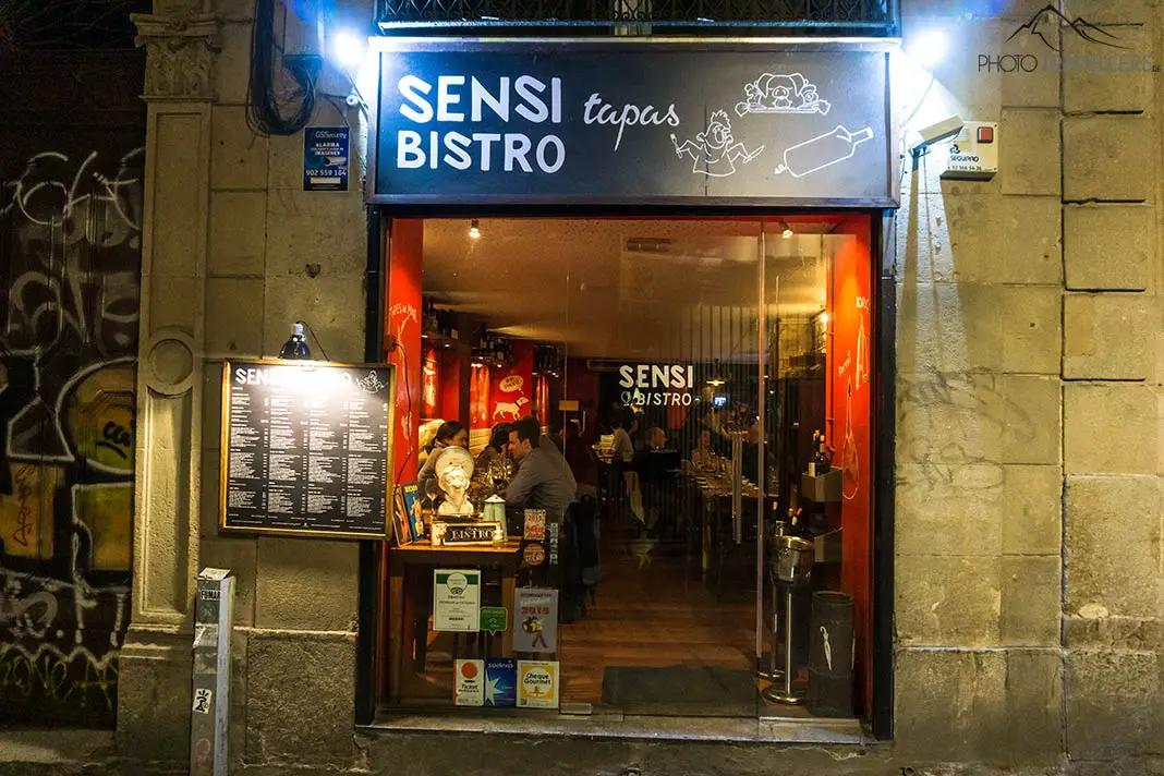 Das Sensi Bistro von außen